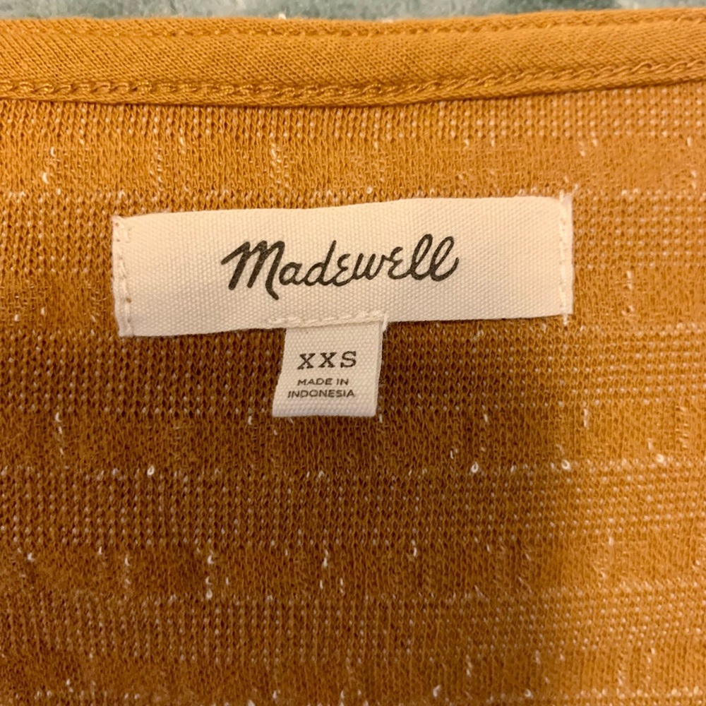 NWOT Madewell Floral Jacquard Square Neck Top - Picture 5 of 6